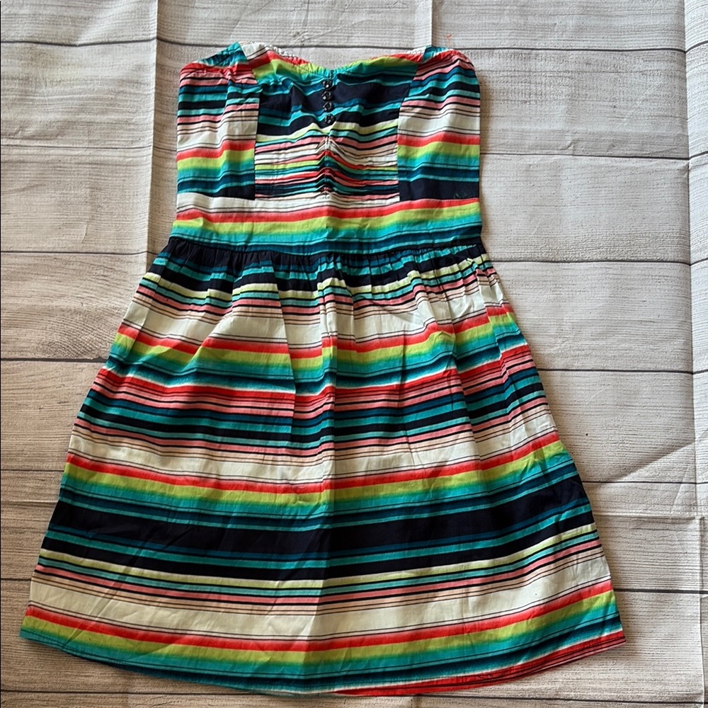 Colorful Striped Dress